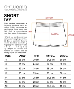 Short Ivy Melón en internet