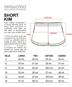 Short Kim Gris Melange - tienda online