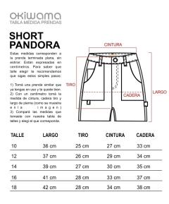 Short Pandora Negro en internet
