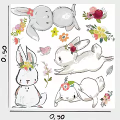 COHETES ESPACIALES AZUL 50cm x 50cm - (copia) - buy online