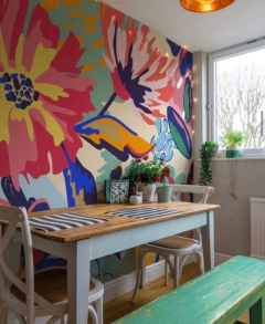 FLORES PINTADAS - A1026