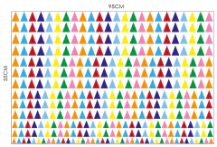 TRIANGULOS COLORES - A1022 - buy online