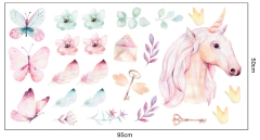 unicornio y mariposas - comprar online