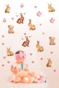 LOVELY BUNNY 55x95cm