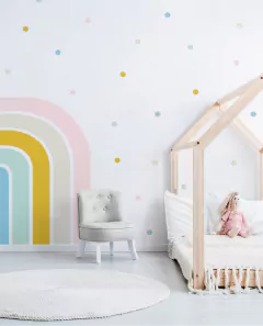 Arcoiris verde lima 145x95cm