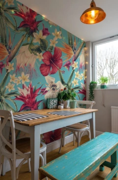 FLORES ROSAS Y NARANJAS - A1014 - buy online