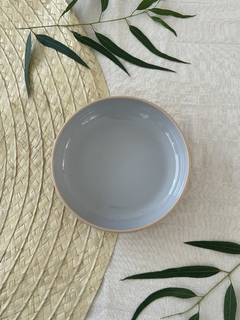 Plato hondo Zarsis gris 9 cm