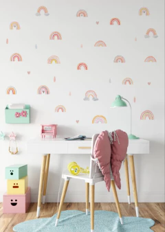 MARIPOSAS Y FLORES 50 cm x 50 cm - (copia)