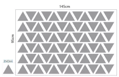 TRIANGULOS GREYSCALE - PL 16 - 145x95cm - comprar online