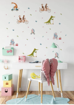 ROBOTS Y COHETES 50cm x 50cm - (copia)