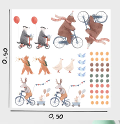 MARGARITAS BEIGE 50cm x 50cm - (copia) - comprar online