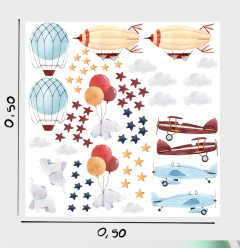 GLOBOS AEROSTÁTICOS 50cm x 50cm - comprar online