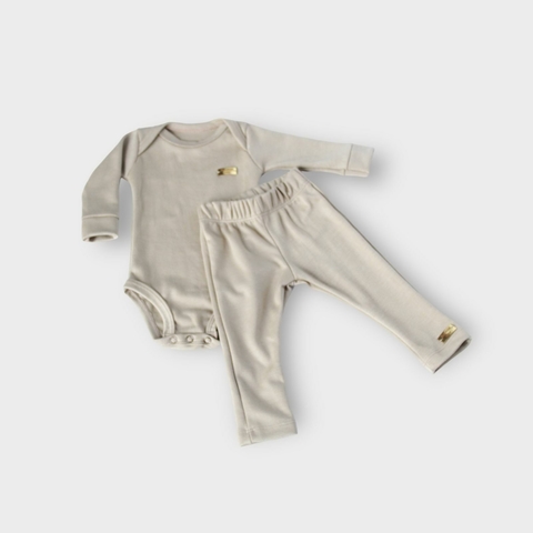 Conjunto Suedine - Bege