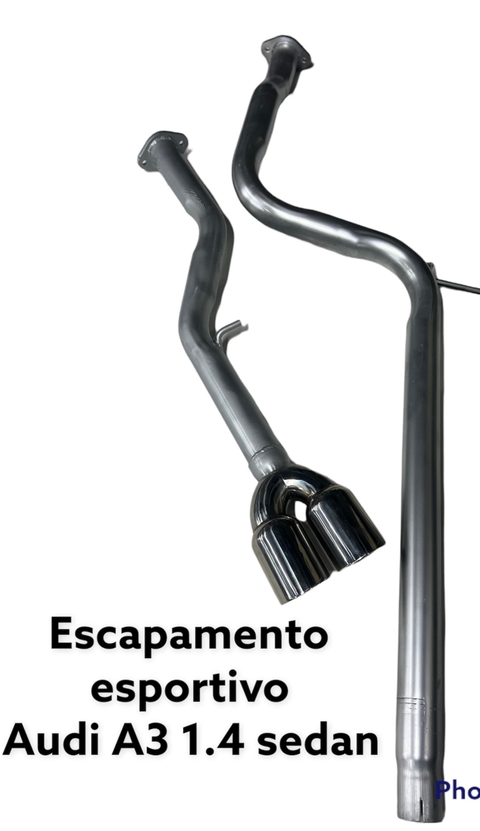 Escapamento esportivo Audi A3 1.4 sedan