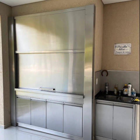 Frente De Parrilla Acero Inoxidable N2 - comprar online