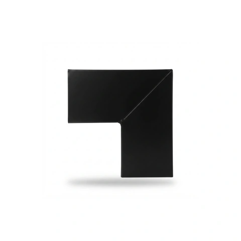 Codo 2"x4" 90 Prepintado Negro