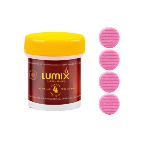 Pastillas de alcohol solido 4 x 19 g. | Lumix