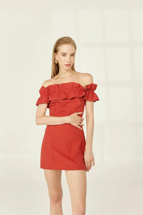 Vestido Guarana Rojo