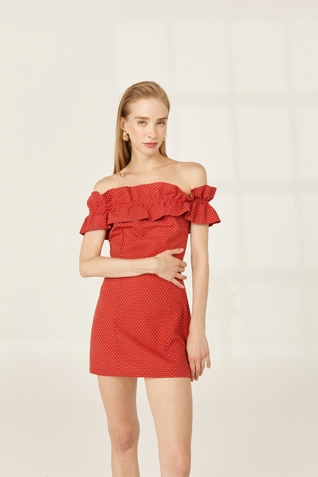 Vestido Guarana Rojo thumbnail 2
