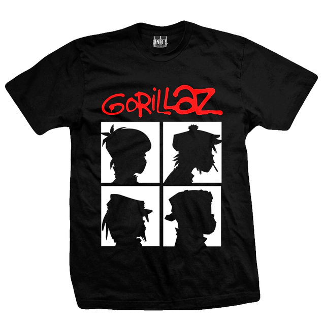 Remera Gorillaz Plastic