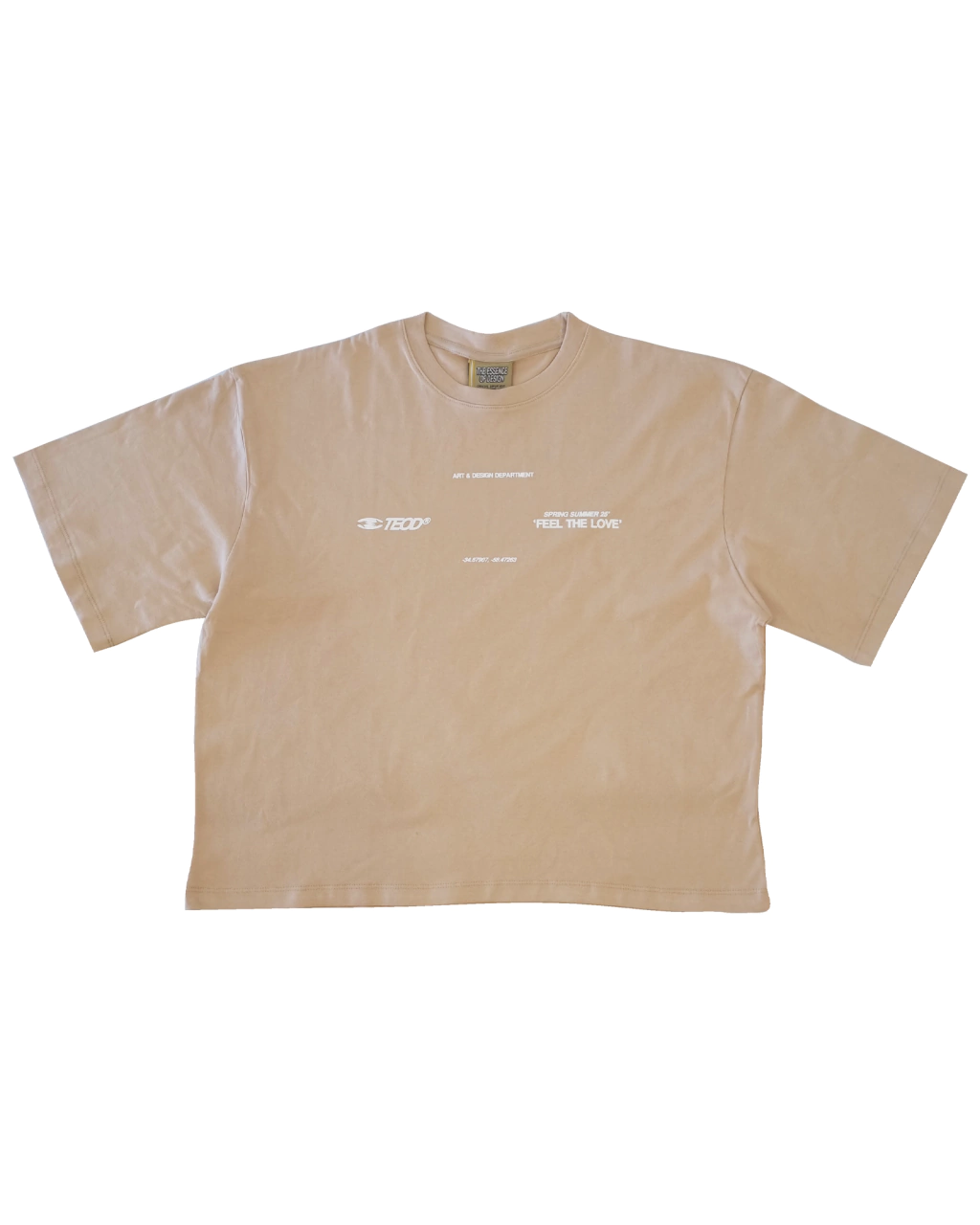 Remera Boxy Classy Heavy (Beige)