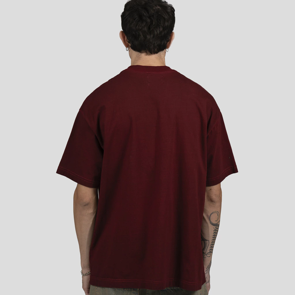 REMERA RIPLEI BORDO