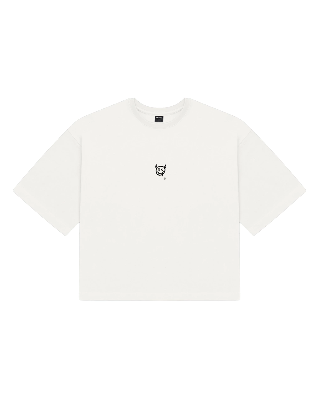 REMERA BOXY W CROP NEVER TOO MUCH (C)