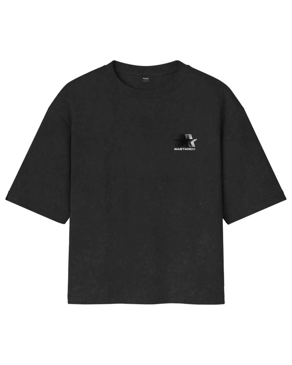 REMERA BOXY NOT FAMOUS SOFT WASHED (N/B)