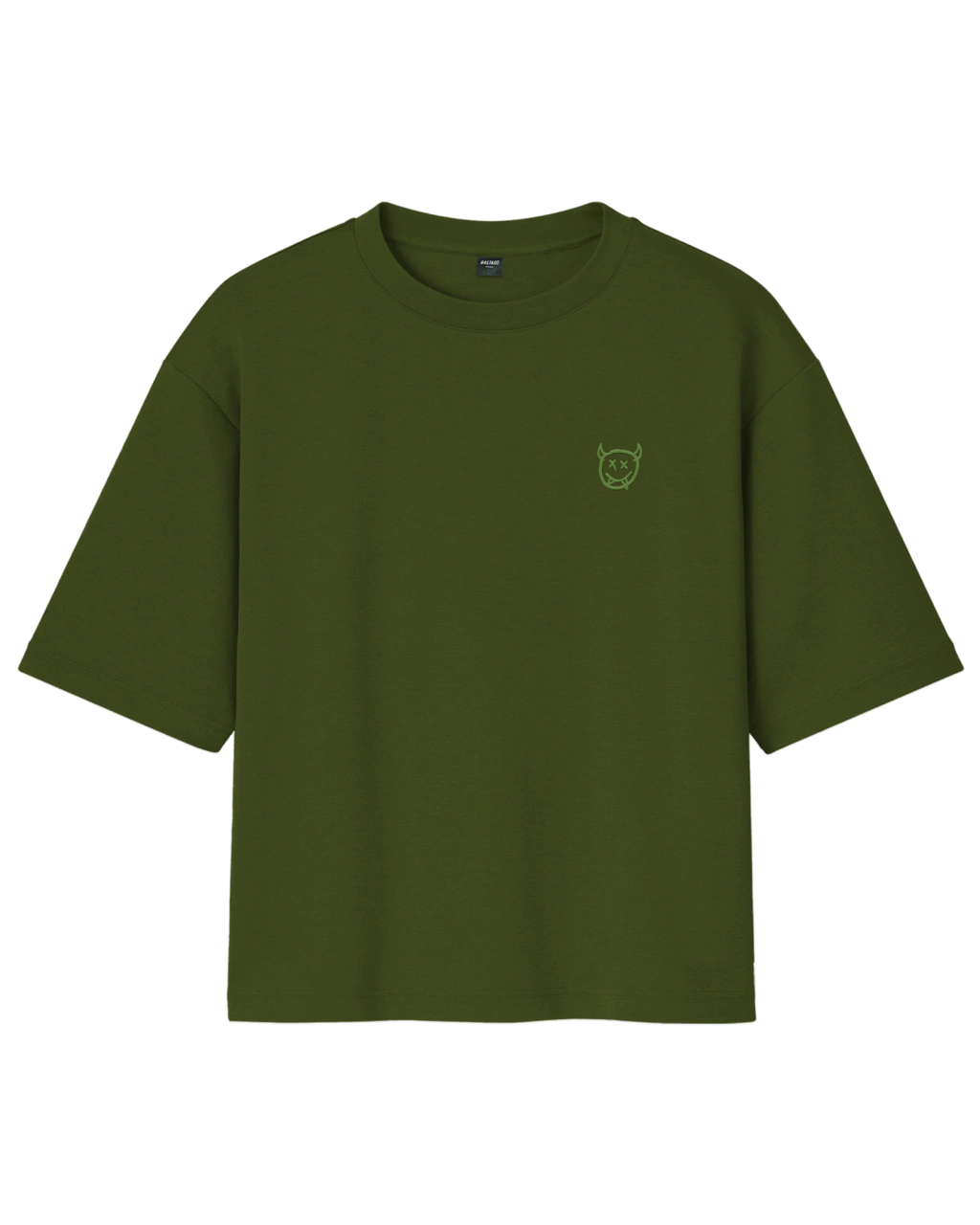 REMERA BOXY BADSTARD (Verde)