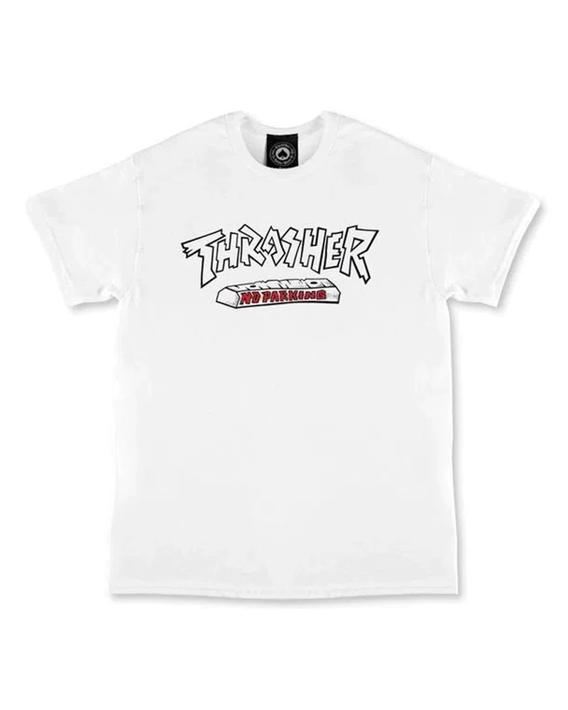 Thrasher No Parking (White)