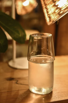 Jarra de noche con vaso Ana - El Mercado, muebles y objetos