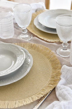 individual Sandira natural Set x 6 en internet