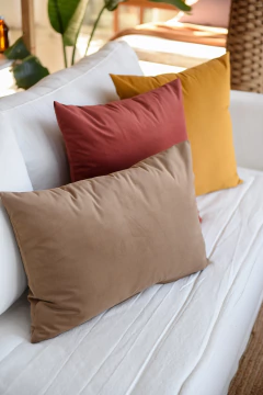 Almohadón terciopelo gamuza en internet