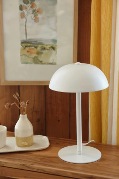 Lámpara hongo blanca en internet