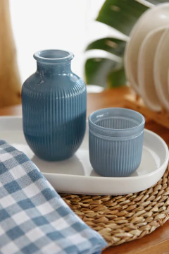 Jarrita con vaso Ema azul - comprar online