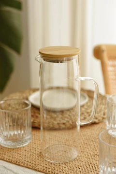 Jarra Pampa tapa bamboo - comprar online