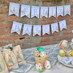 Banderín Feliz Pascua en internet