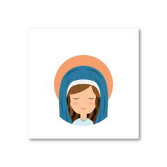 Santitos Cuadrados Virgen María - tienda online