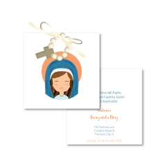 Santitos Cuadrados Virgen María