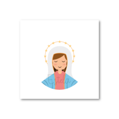 Santitos Cuadrados Virgen de los Rayos - tienda online