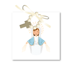 Santitos Cuadrados Virgen de los Rayos Completa - comprar online