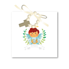 Santitos Cuadrados Bautizo Angel - tienda online