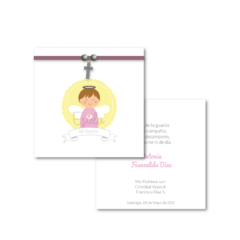 Santitos Cuadrados Angelito Rosado - comprar online