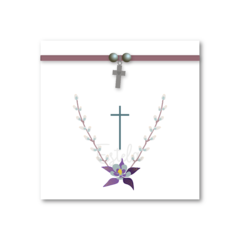 Santitos Cuadrados Bautizo Ramita - tienda online