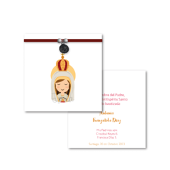 Santitos Cuadrados Virgen de Fátima - comprar online