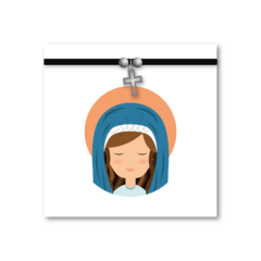 Santitos Cuadrados Virgen María en internet