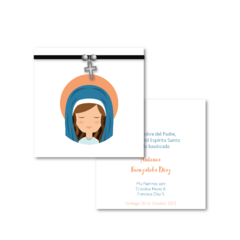Santitos Cuadrados Virgen María - comprar online