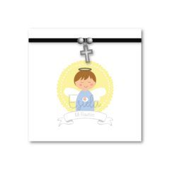 Santitos Cuadrados Angelito Celeste - comprar online