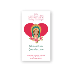 Imagen de Santitos Clásicos Virgen de Guadalupe Corazón