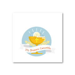 Santitos Cuadrados Comunion Caliz Circulo - tienda online